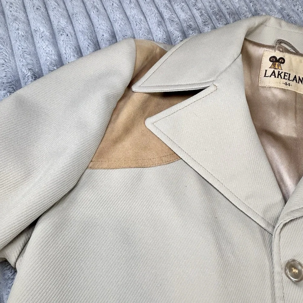 Vintage LAKELAND Men's size 44 Western style with elbow patches‎ jacket, blazer